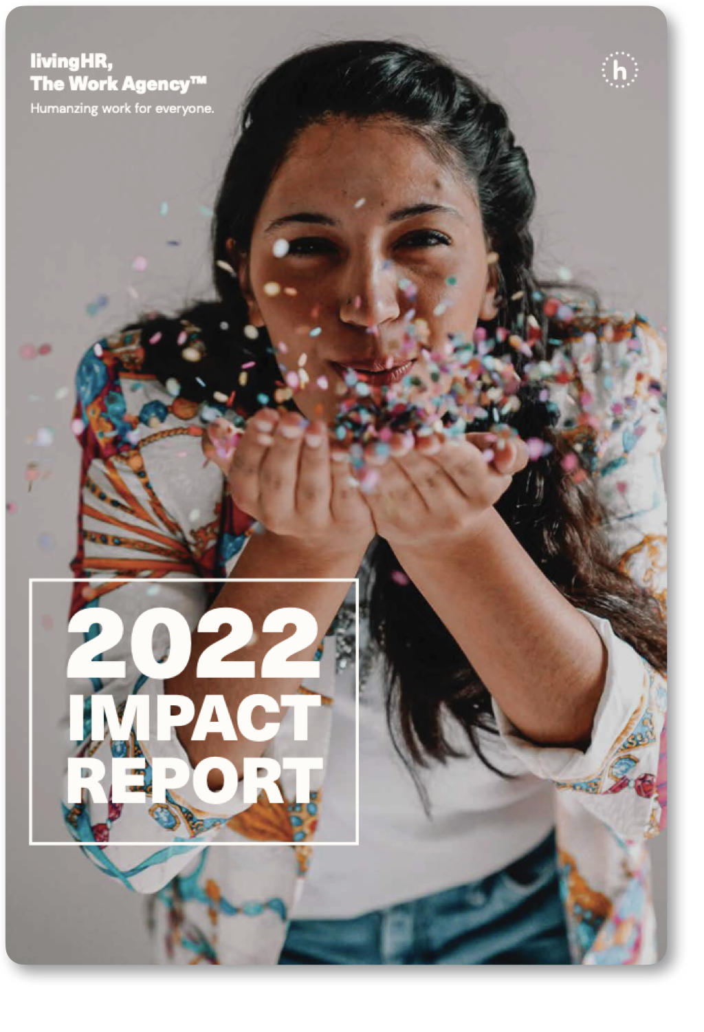 2022 Impact Report cover. In the top left corner is 