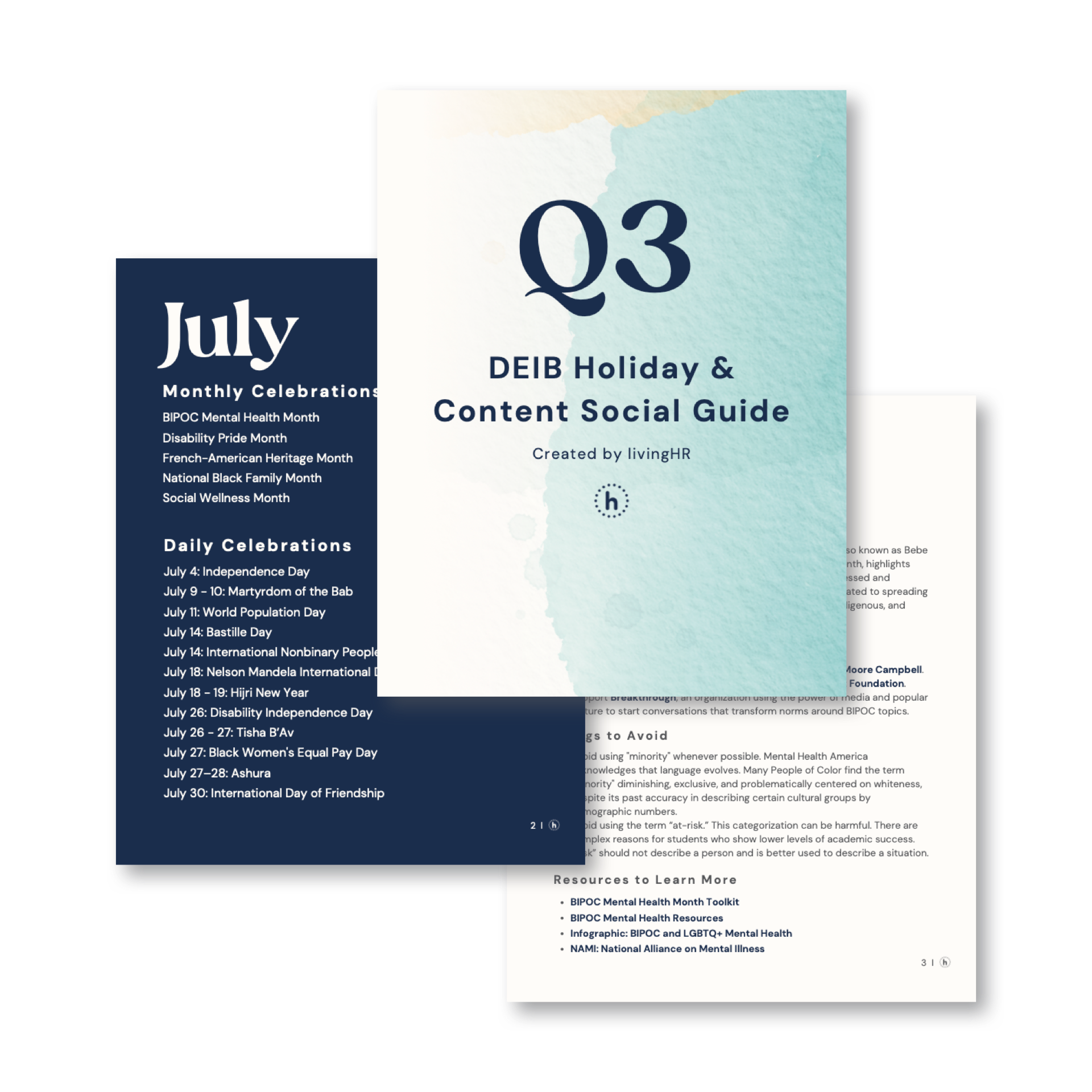 ‎Q3 DEIB Holiday & Content Social Guide Preview.‎001